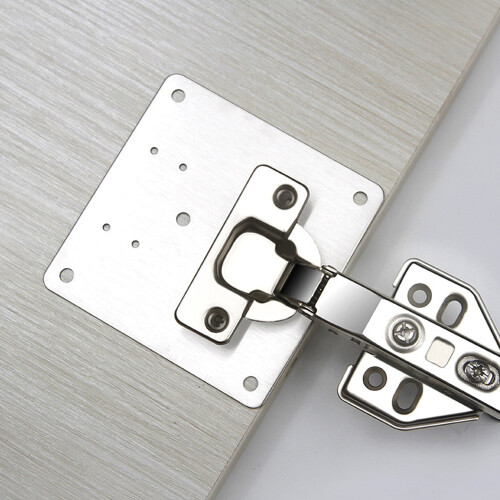 Hinge Repair Bracket For Kitchen Cupboards, Durable Stainless Steel Quick Simple Installation Optimal Dimensions For Stability 2