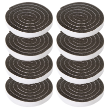 Multi-Functional Foam Tape For Draft Blocking And Noise Reduction, Sound Absorbing Adhesive Seals, 8 Pieces Cut-To-Fit For Home Improvement Projects