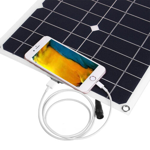 Διπλές έξοδοι USB 5V με ηλιακό πάνελ για εύκολη εγκατάσταση, μονοκρυσταλλικό ηλιακό 2