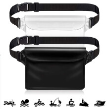 Riñonera deportiva resistente para exteriores con sellado impermeable, absorción de impactos y compatibilidad universal con todos los smartphones