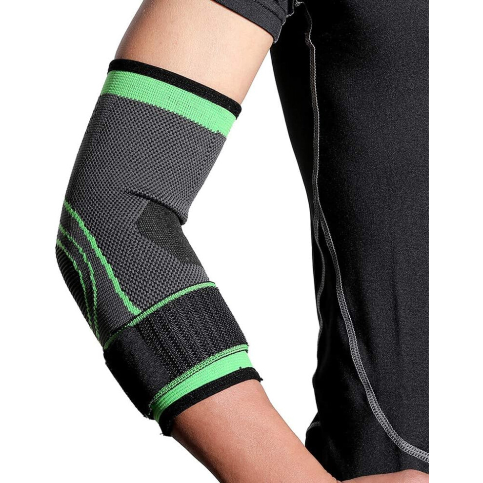 Compression Sleeve for Elbow Support, Instant Joint Relief with Ergonomically Designed Copper Pads, Unmatched Quality Assurance for Sports and