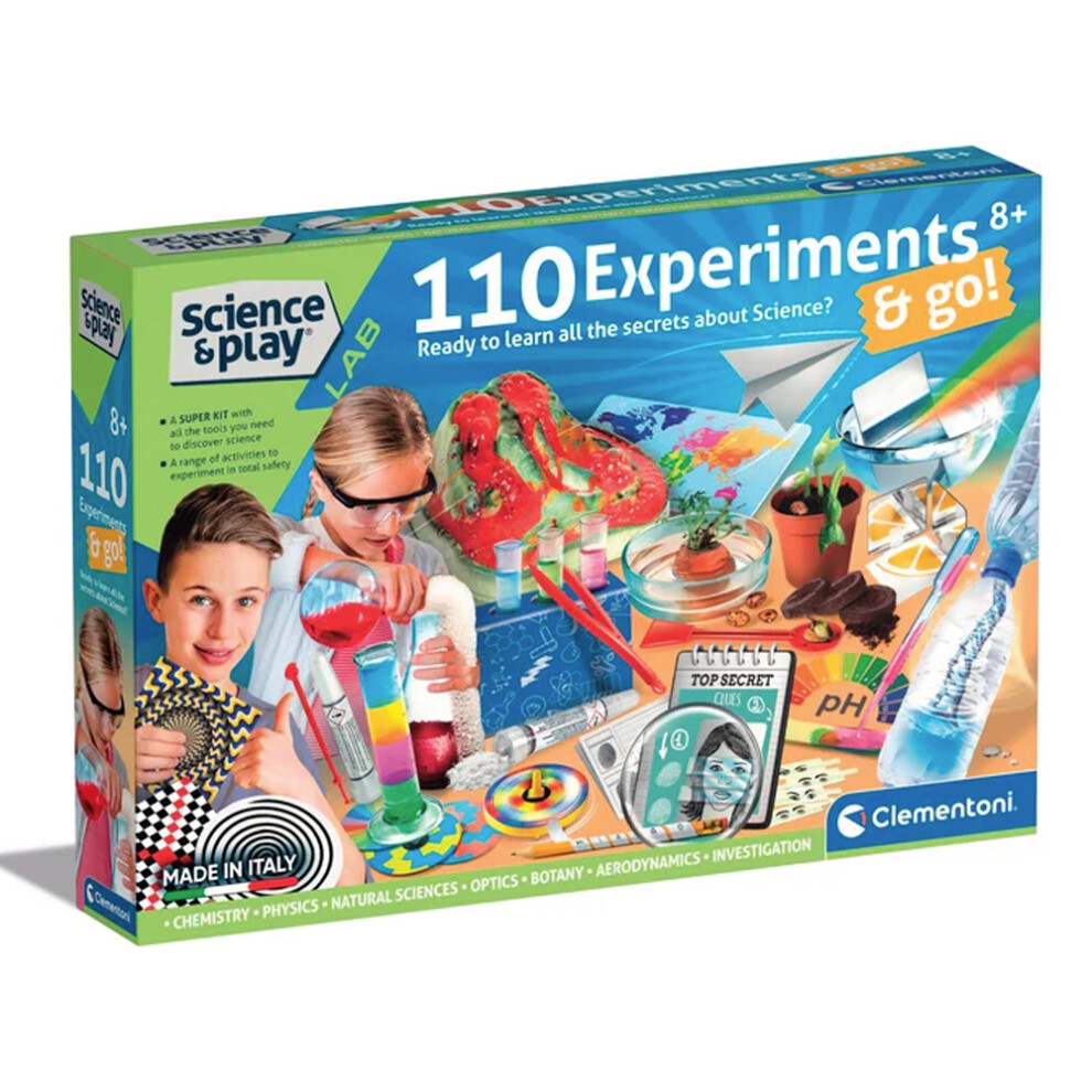 New Clementoni Science & Play Lab - 110 Experiments 61546