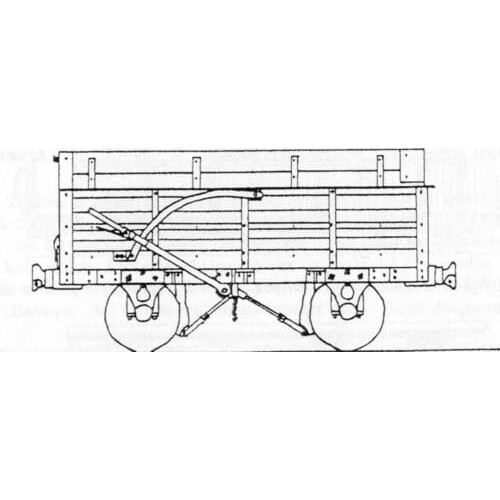 Festiniog Railway Granite End Door Wagon Kit