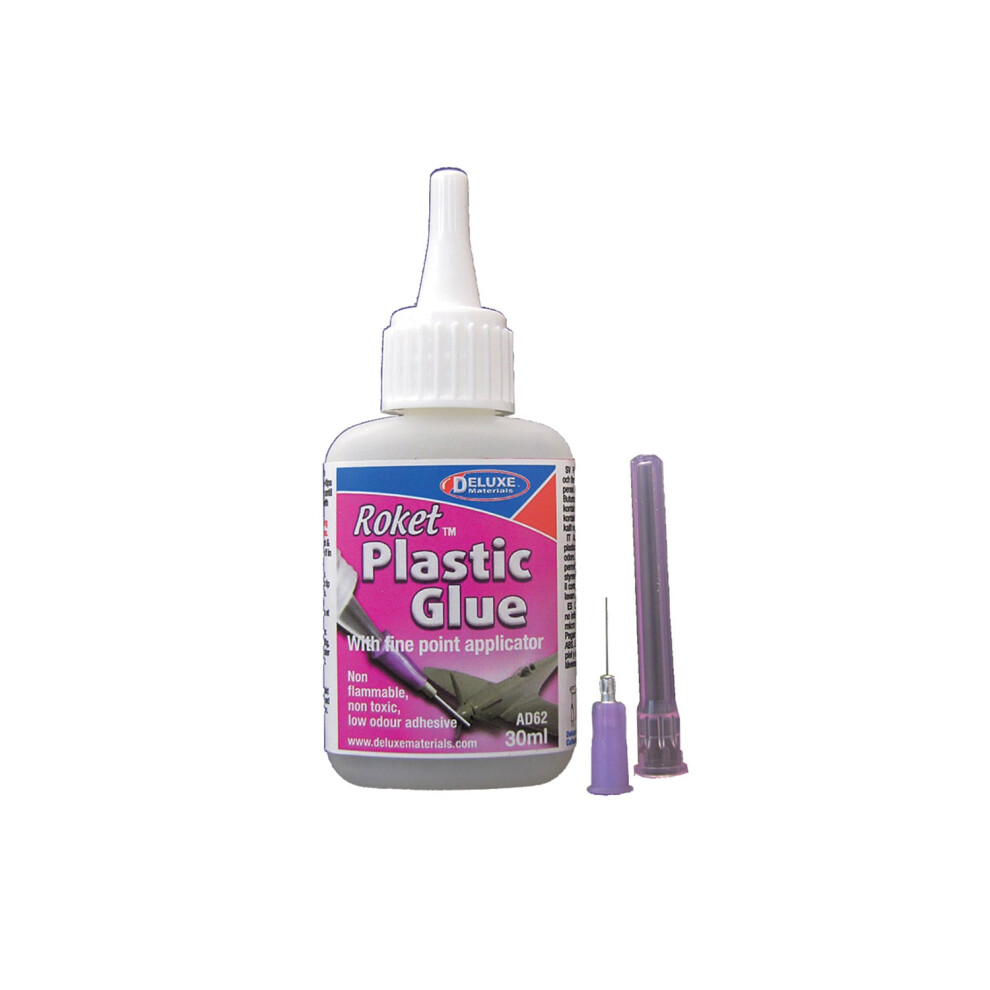 Deluxe Materials Roket Plastic Glue - 30Ml 5060243900975