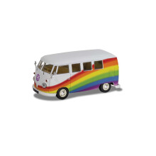 Corgi Volkswagen Campervan Peace Love And Rainbows - 1:43