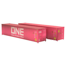 Dapol 40ft Container Set (2) ONE Weathered 2F-028-119 N Gauge