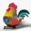 EUGY 3D Rooster No.133 Model Craft Kit - Board Game 3