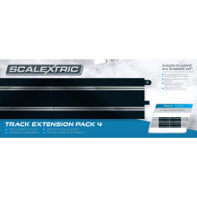 Scalextric Track - Track Extension Pack - 4 Straights