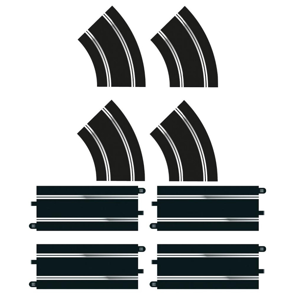 Scalextric Standard Straight/R2 Curve Track Extension Pack