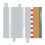 Scalextric SCALEXTRIC C8223 4x Straight Sport Borders Barriers 1