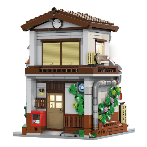 CaDA Japanese Style Canteen Brick Model Building 861pcs C66014 1
