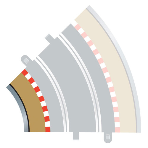 Scalextric SCALEXTRIC C8225 4x Radius 2 Inner Borders & Barriers