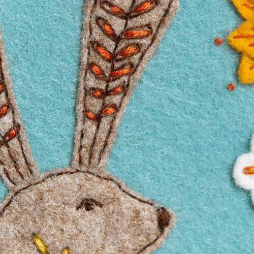Corinne Lapierre Wild Hare Applique Hoop Craft Kit 1