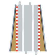Scalextric Track - Lead In Lead Out Border Barrier