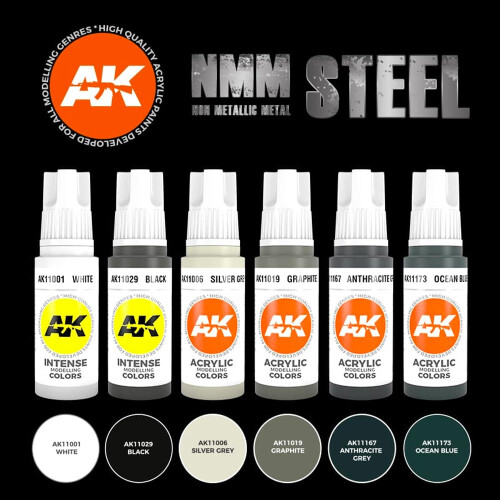 AK11601 - AK Interactive Set - Non Metallic Metal:Steel 2
