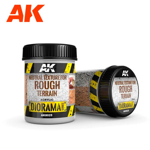 AK8025 - AK Interactive Neutral Texture - Rough 250ml.
