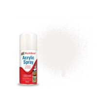 Humbrol AD6022 150ml Acrylic Spray Paint No. 22 Gloss (White)
