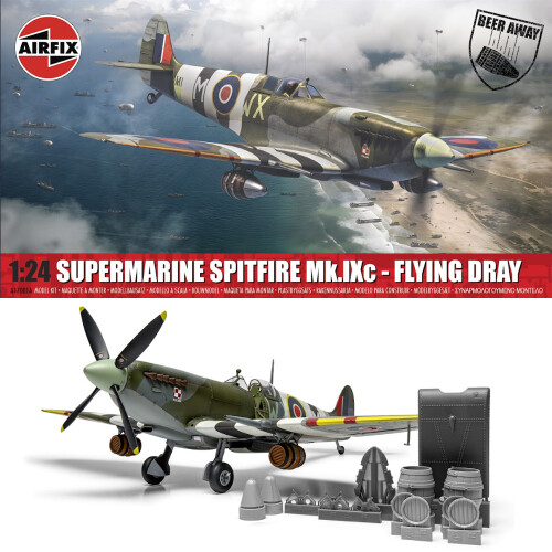 Airfix Airfix A17001A Supermarine Spitfire Mk.IXc - Flying Dray 1:24 Model Kit