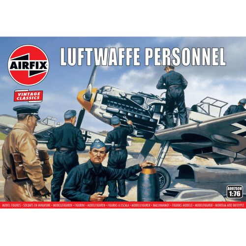 Airfix AIRFIX A00755V Luftwaffe Personnel 1:76 Figures Model Kit