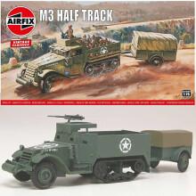 Airfix A02318V Half-Track M3 Military Vehicle - 1:76 Scale Model Kit