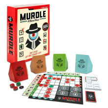 Games Presents: Murdle - The Board Game | Based on the Popular Puzzle Book | Clues, Codes, Mystery, Murdle | For 1+ Players Ages 14+
