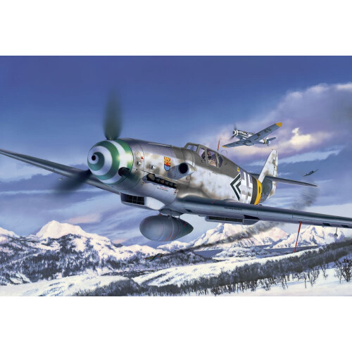 Revell Revell Model Set Messerschmitt Bf109G-6 Easy-Click With Paints