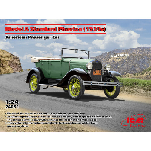 ICM24051 - ICM 1:24 - Model A Phaeton Car (1930's)