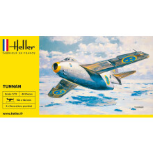 1:72 Heller Saab Tunnan J29 Aircraft Model Kit - 172 Scale -  saab tunnan 172 scale