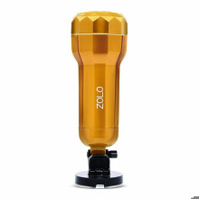 EROTIC GAME - ZOLO - Vortex Dame Rose - Gold - Rechargeable - Ø 8.9 cm