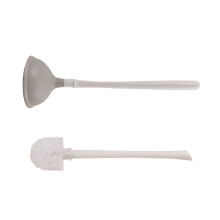 Powerful Toilet Brush Plunger for Bathroom Cleaning-White