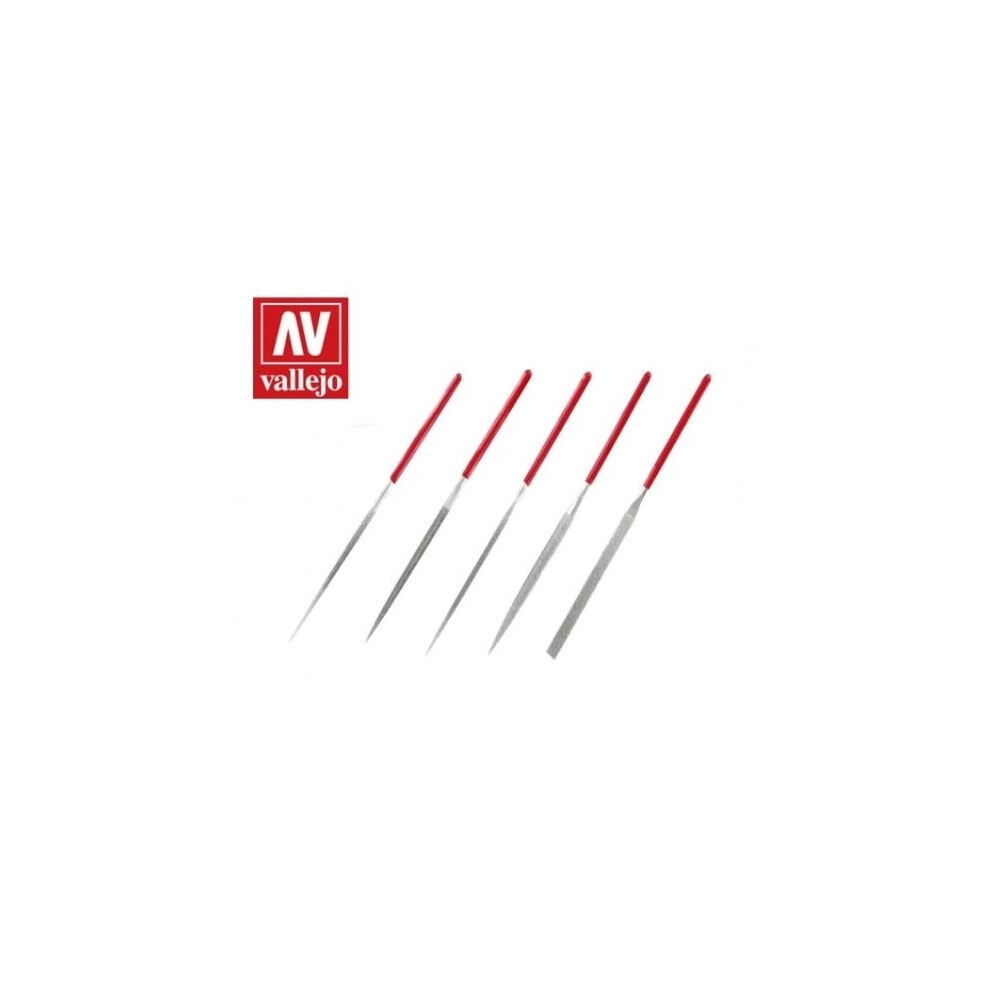 Av Vallejo Tools -Diamond Needle File Set (5Pc) 8429551930109
