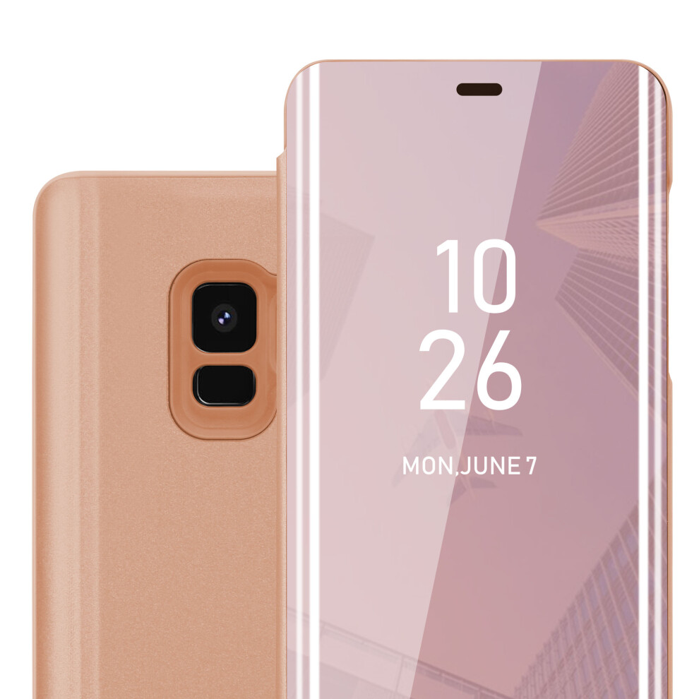 Cadorabo (Pink) Case For Samsung Galaxy S9 Cover Book Wallet Protection Pu Leather Flip Magnetic Smart View Etui Pink