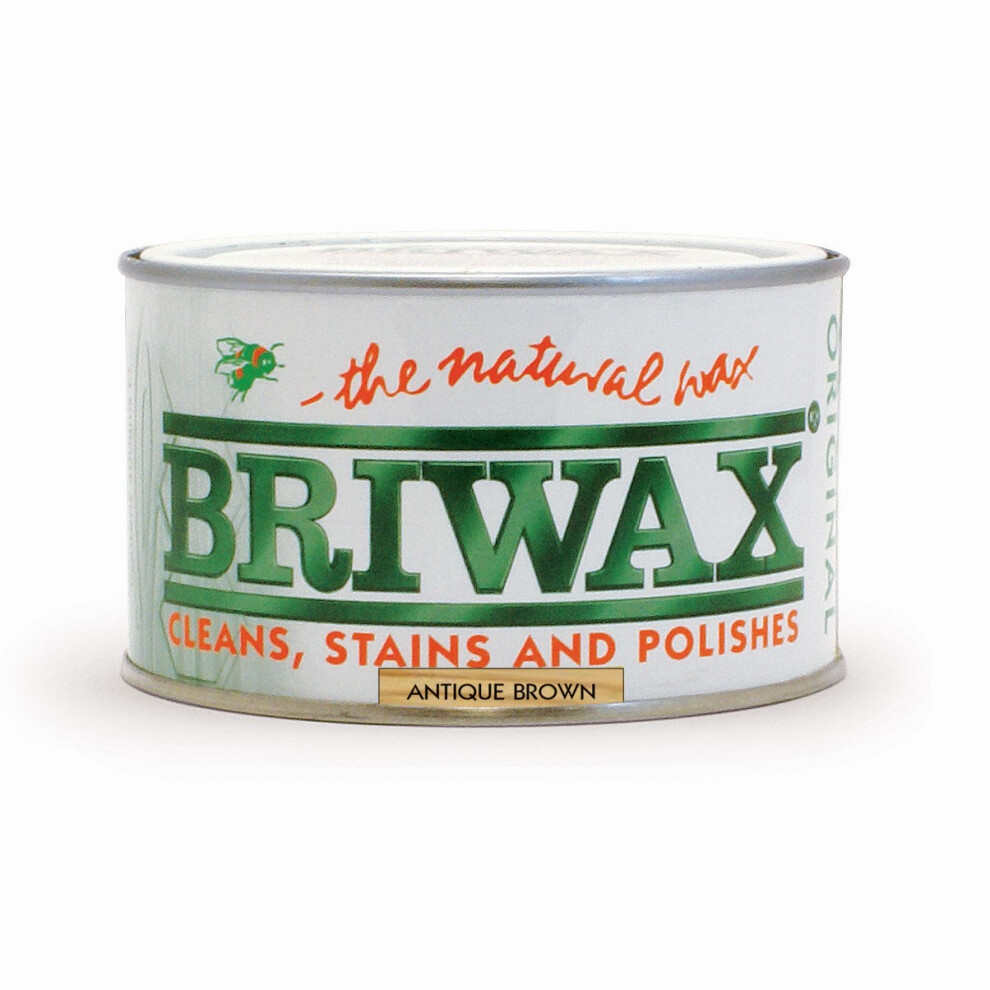 Briwax BW0502101221 Wax Polish Antique Brown 400g
