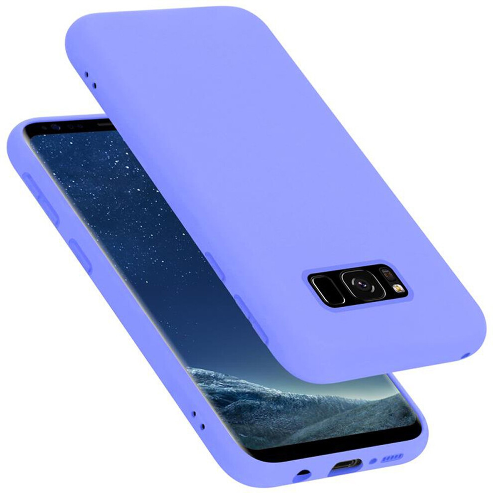 Cadorabo (Liquid Hell Lila, Samsung Galaxy S8) Case For Samsung Galaxy S8 Cover Protection Tpu Silicone Gel Purple