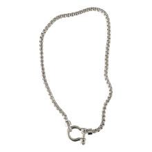Élégant unisexe en acier inoxydable boucle d'escalade-Argent