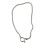 Mousqueton robuste en acier inoxydable, pendentif,-Argent 1