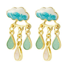 Boucles d'oreilles confortables, accessoire de-couleur claire