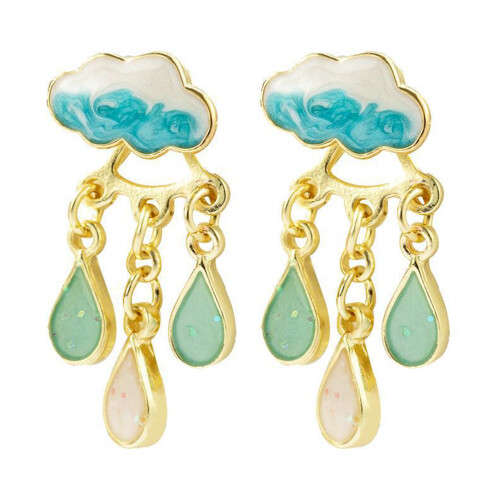 Boucles d'oreilles confortables, accessoire de-couleur claire