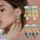 Boucles d'oreilles confortables, accessoire de-couleur claire 6
