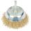 Draper Brassed Steel Crimped Wire Cup Brush, 75mm 1