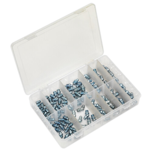 Sealey Sealey AB008GN Grease Nipple Assortment 115pc Metric