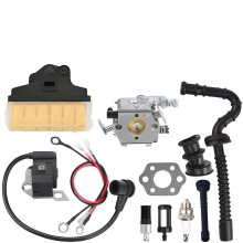 Solução de Otimização de Motor, Kit Completo para Carburador de Motosserras Stihl, Calibração de Precisão do Motor, Desempenho Consistente