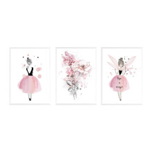 Creative Throw Pillows Covers, Peter Pan Quote Print Adds Magic to Any Room, 3pcs Pink 20x30in (Iron On Patch Transfers)