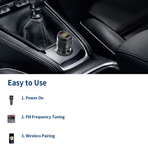 Αναβαθμίστε τις μετακινήσεις σας: Πομπός Bluetooth Fm, οθόνη LED, φωτισμός περιβάλλοντος 1