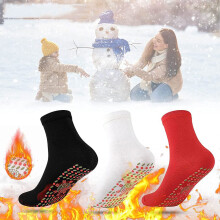 Wintersokken met toermalijnzool, zelfverwarmende sokken voor dames en heren met aderverhitting voor automatische voetverwarming en voetmassage.