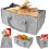 Wood Log Basket, Large Capacity Sturdy Felt Storage Bag for Firewood, Foldable for Space-Saving Storage (Rectangular) 1