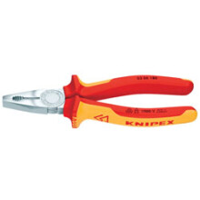 Knipex 03 06 180 SBE Fully Insulated Combination Pliers, 180mm