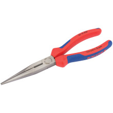 Knipex 26 12 200 SBE Long Nose Pliers with Heavy Duty Handles, 200mm