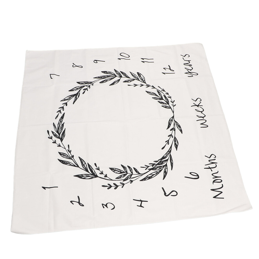 Long Lasting Baby Milestone Blanket 100x100cm Soft Polyester Photo Prop