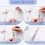 Unleash Creativity with 12 Pcs Alloy Keychain Making Set-Silver 6